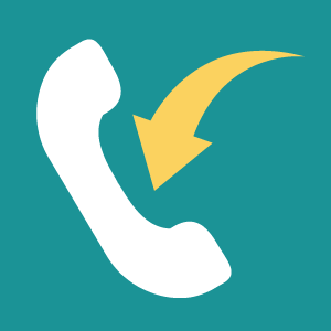 Icon Telefon: eingehender Anruf
